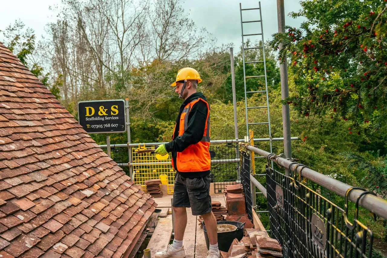 Pitched roof mid replacement.