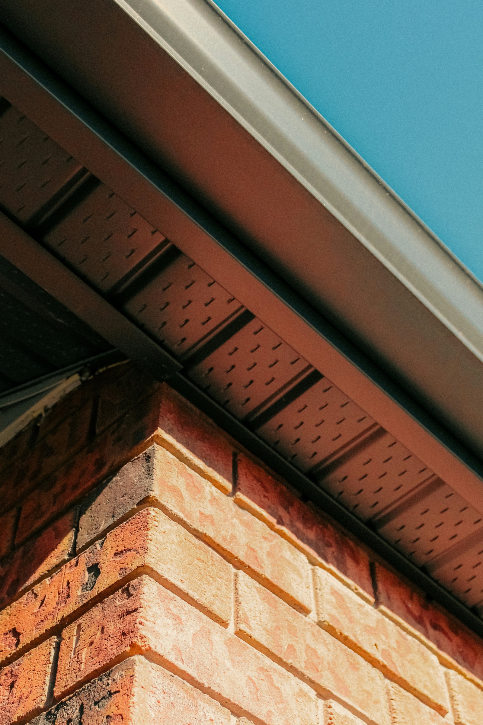 Roofline and guttering on a Milton Keynes home, the first place to check before winter.