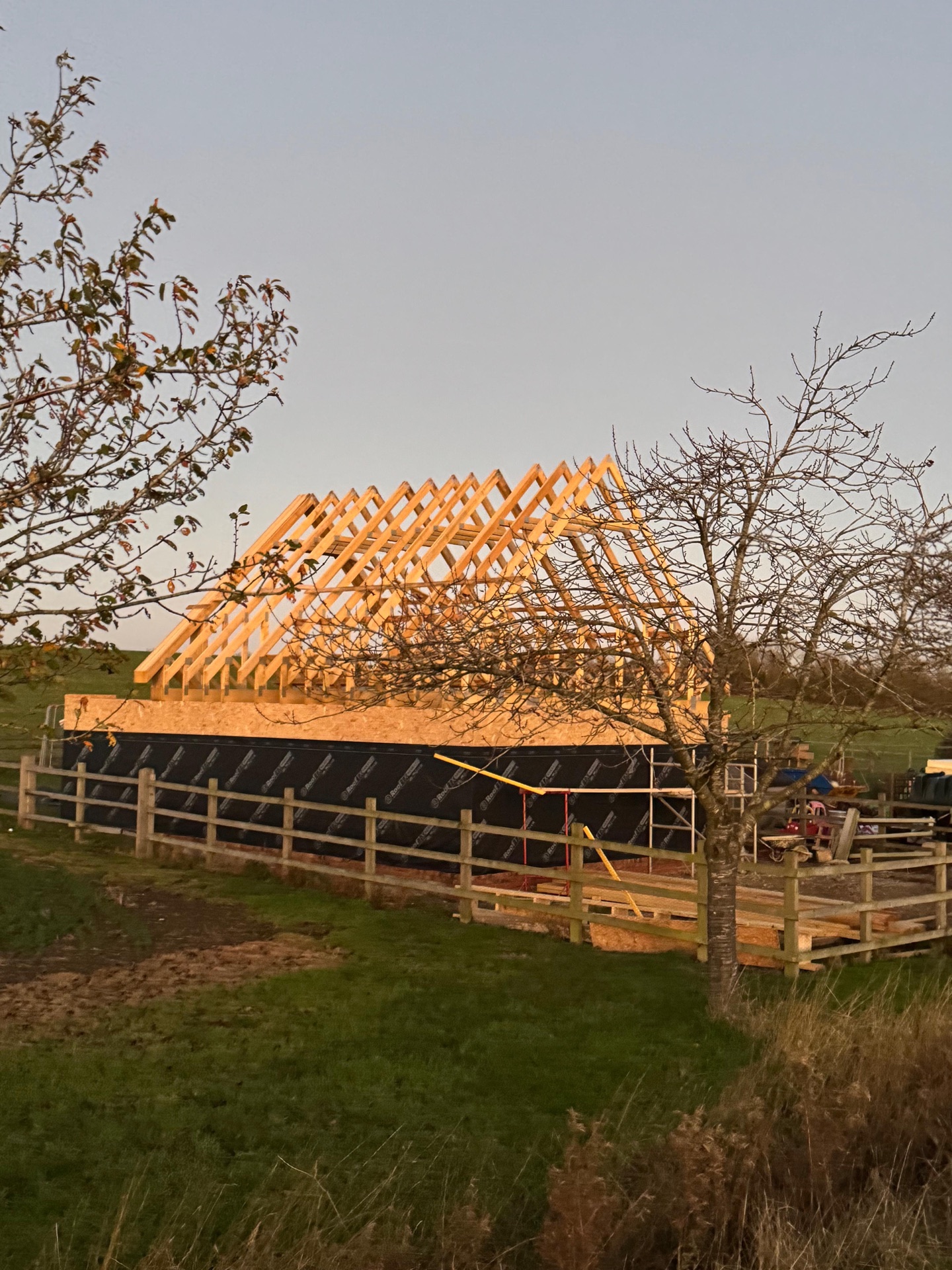 Park Farm trusses